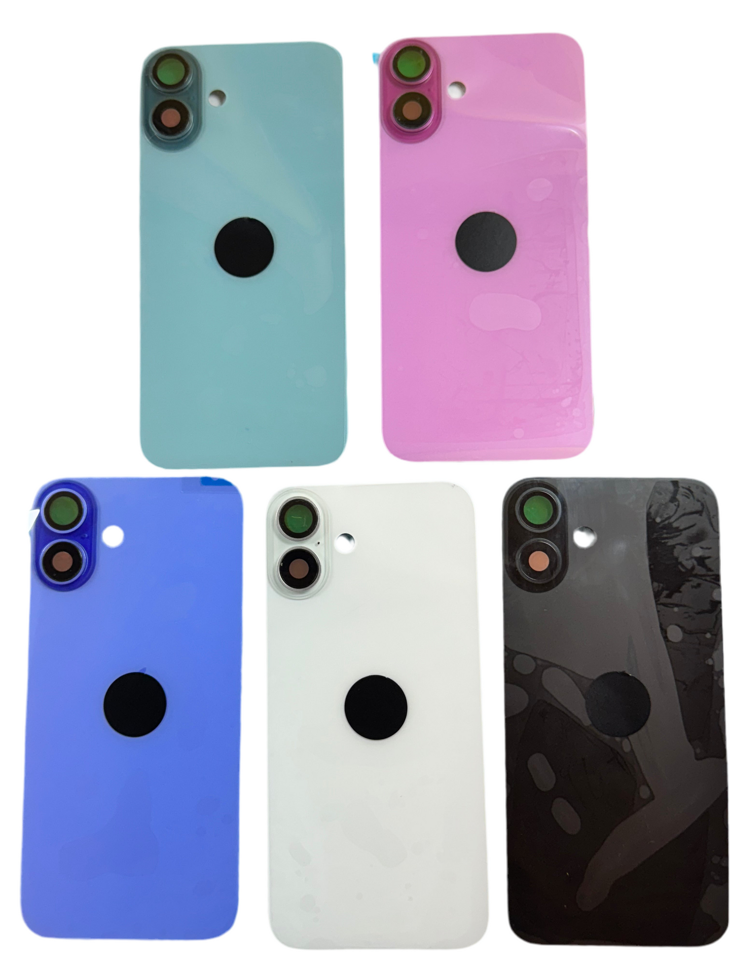 Tapa iPhone 16 con Base Metalica