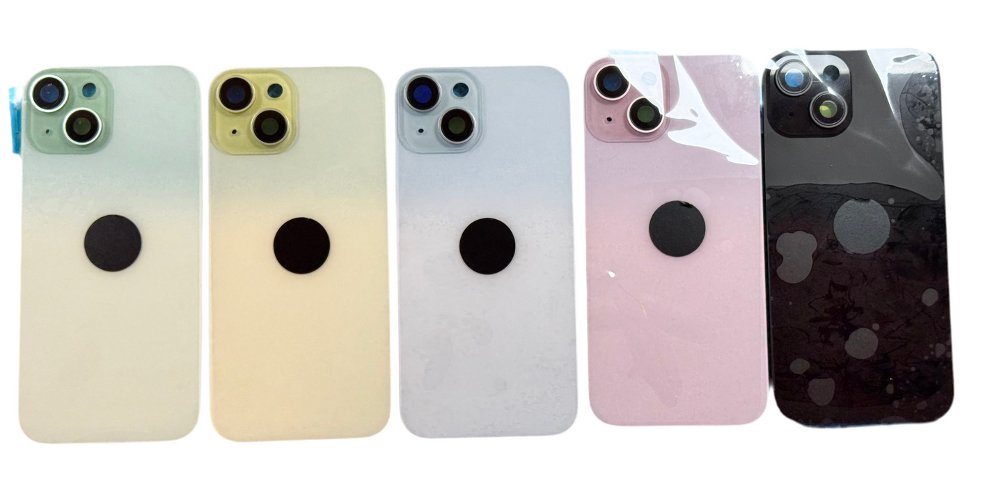 Tapa iPhone 15 Plus con Base Metalica