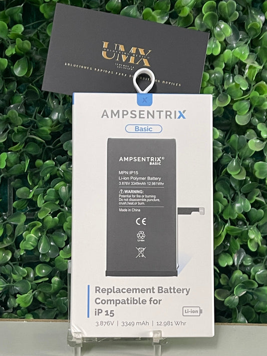 Bateria iPhone 15 Ampsentrix